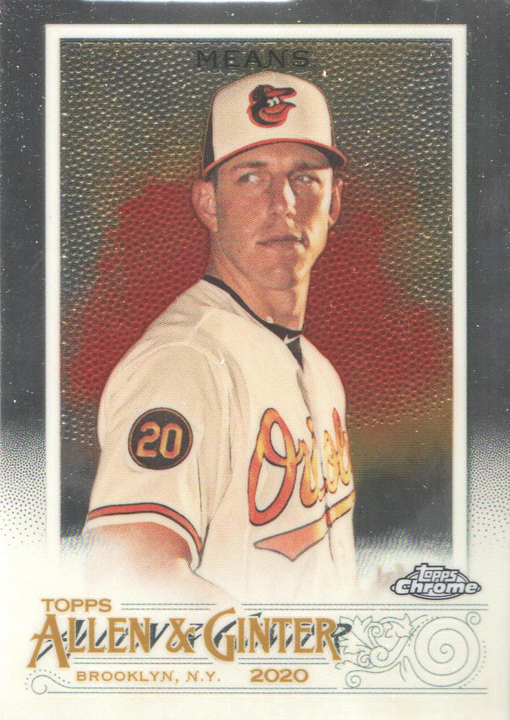 2020 Topps Allen and Ginter Chrome Baseball BASE Cards: Pick from List (#1-300) - Picture 256 of 280