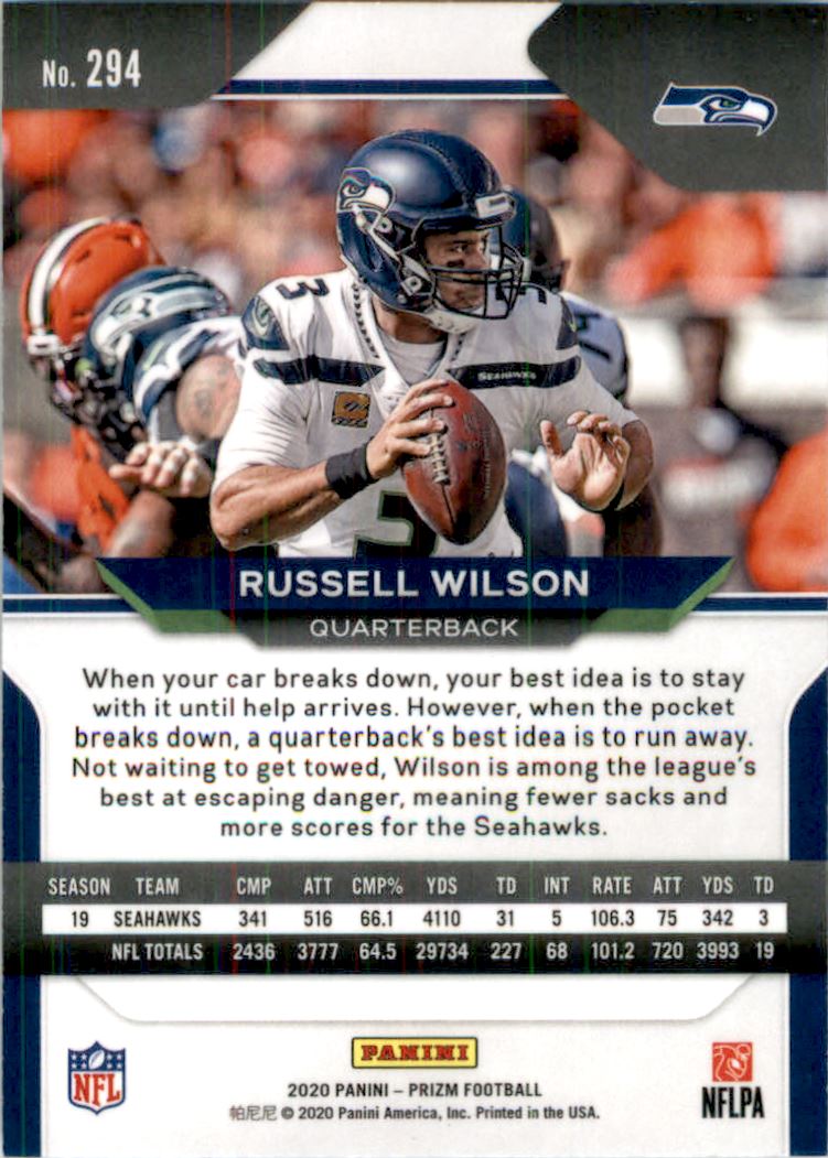 2020 Panini Prizm #294 Russell Wilson
