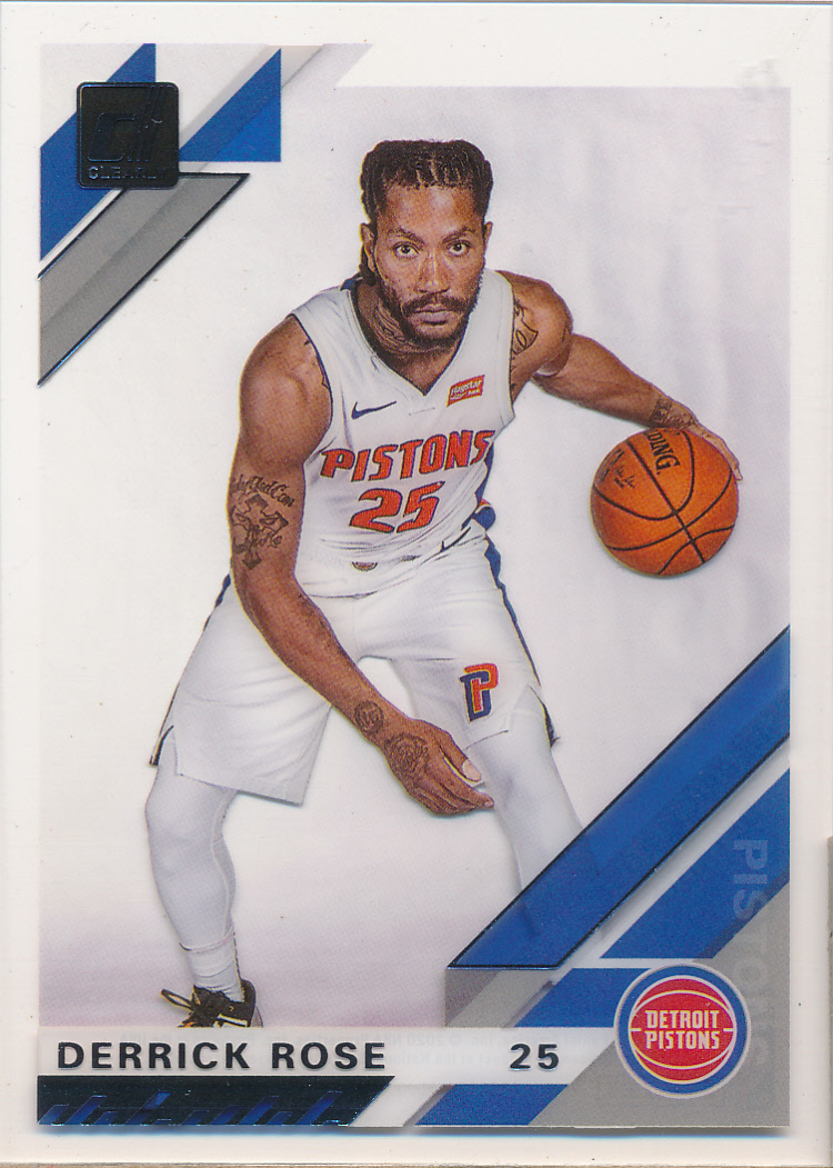2019-20 Clearly Donruss #12 Derrick Rose