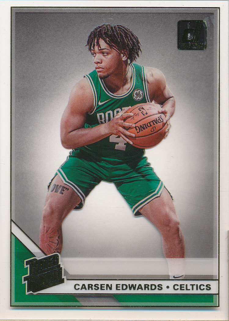 2019-20 Clearly Donruss Gold #81 Carsen Edwards RR