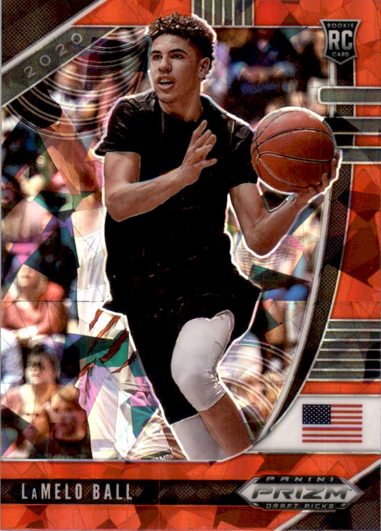 2020-21 Panini Prizm Draft Picks Prizms Red Ice #3 LaMelo Ball