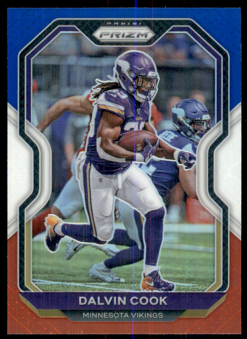 2020 Panini Prizm Prizms Red White and Blue #218 Dalvin Cook