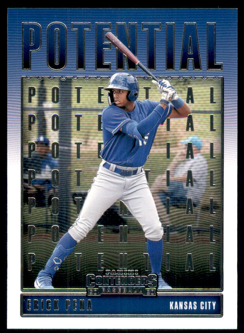 2020 Panini Contenders Potential #4 Erick Pena - NM-MT - Burbank Sportscards  | Beckett Marketplace