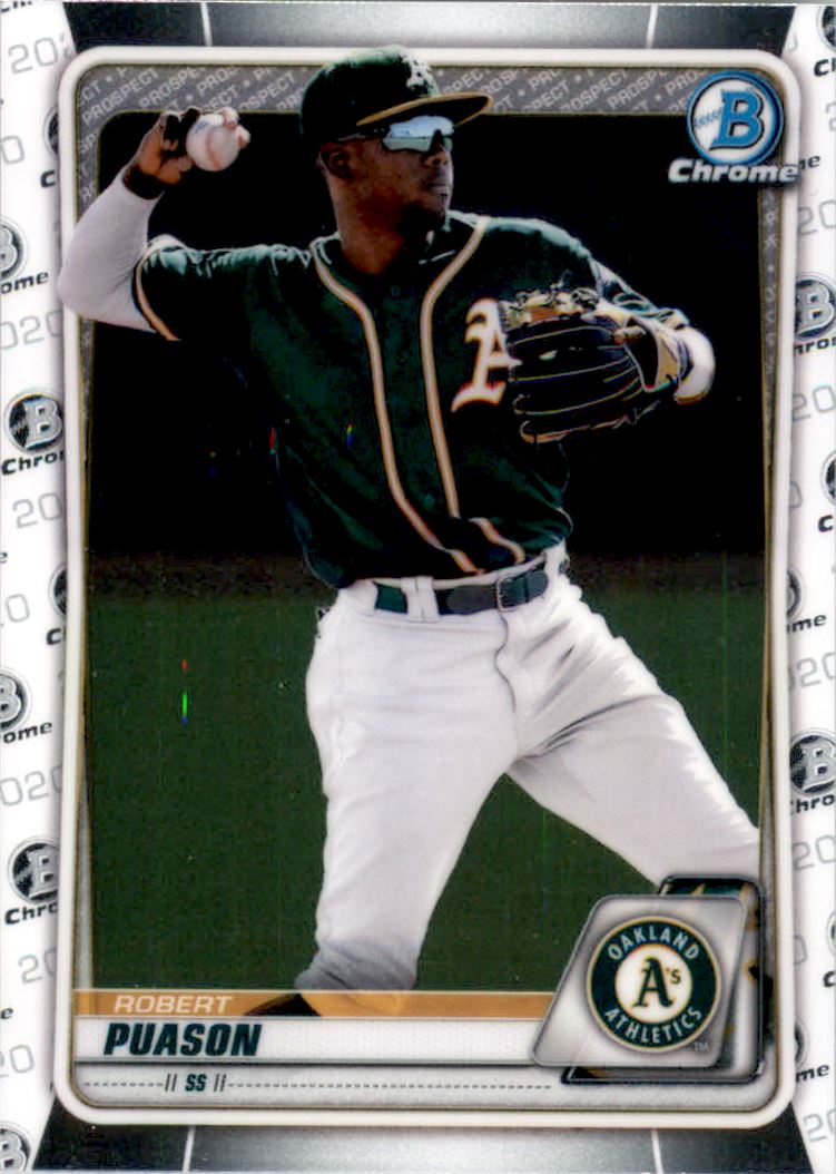 2020 Bowman Chrome Draft #BD155 Robert Puason - NM-MT - Burbank Sportscards  | Beckett Marketplace