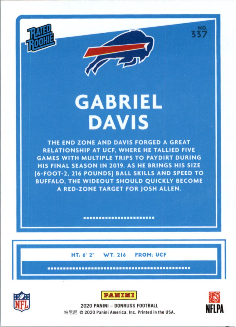 2020 Donruss Football Card Pick (Base) 210-350 - Picture 239 of 265
