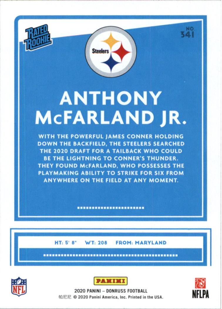 2020 Donruss Football Card Pick (Base) 210-350 - Picture 247 of 265