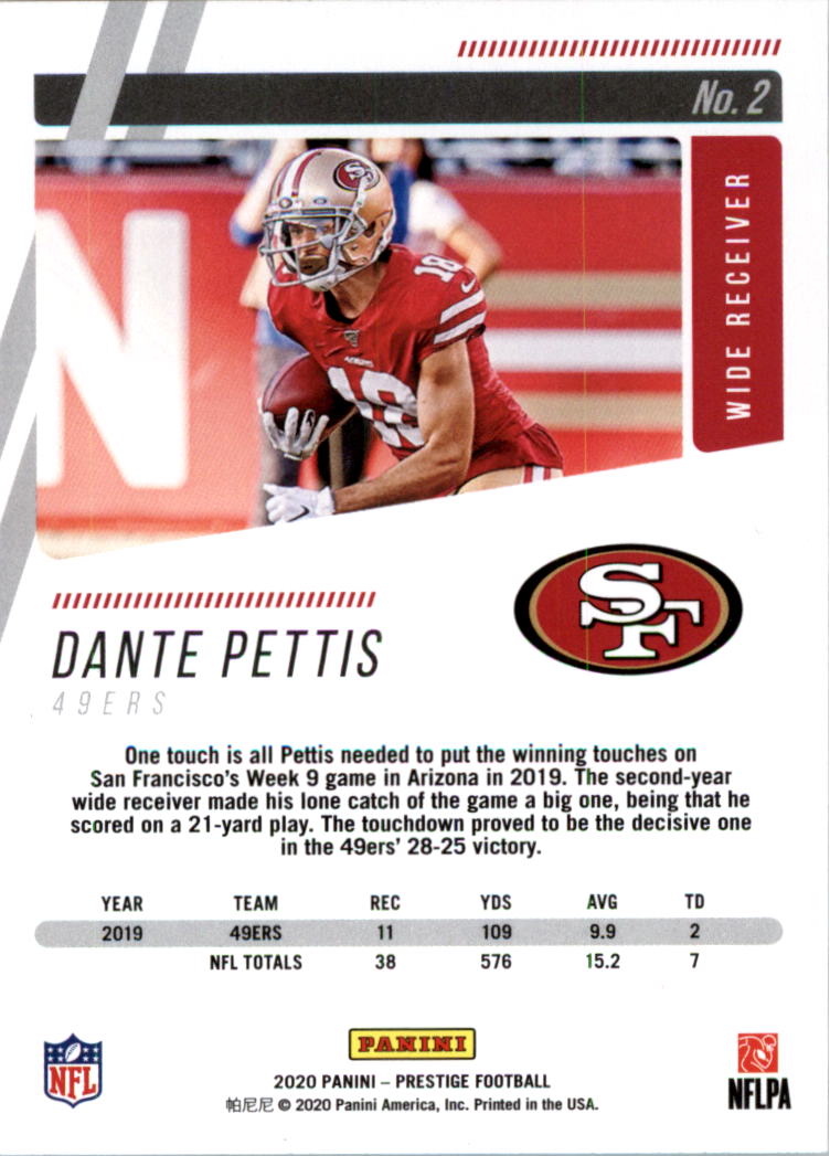 2020 Prestige Football Card Pick (Base) 1-103