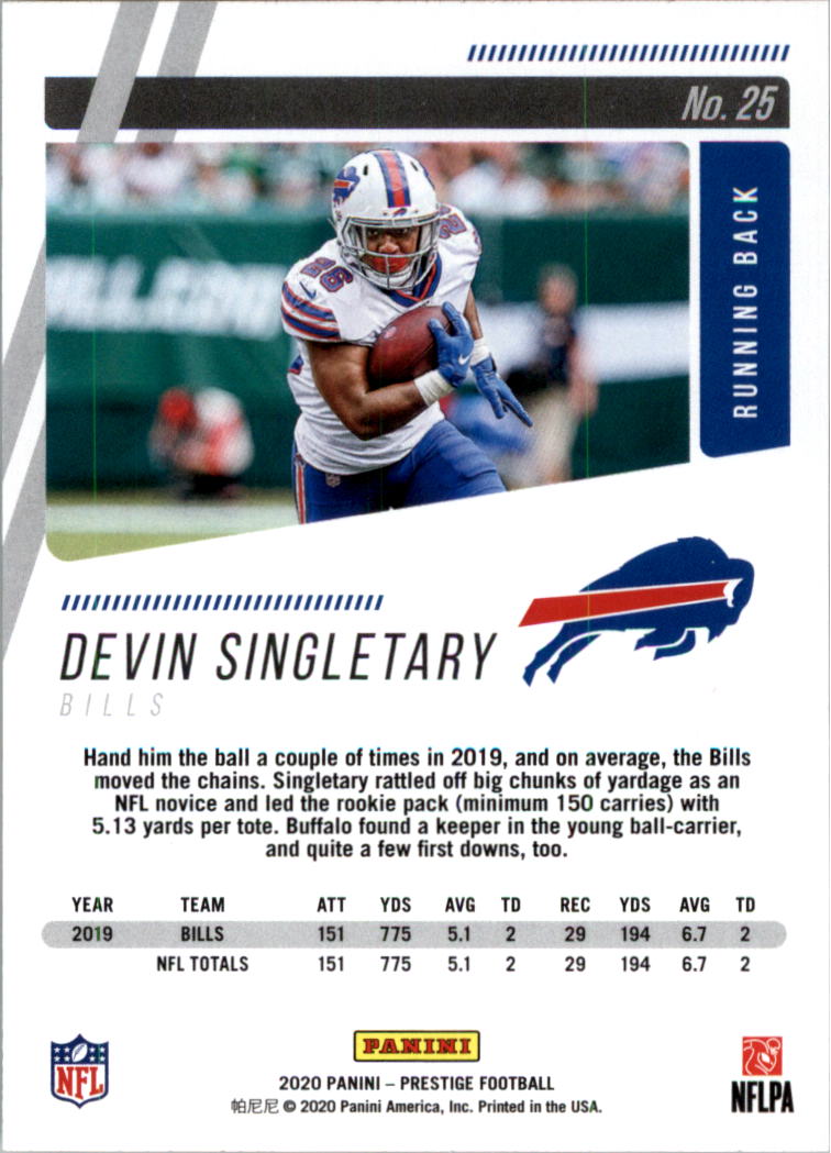 2020 Prestige Football Card Pick (Base) 1-103