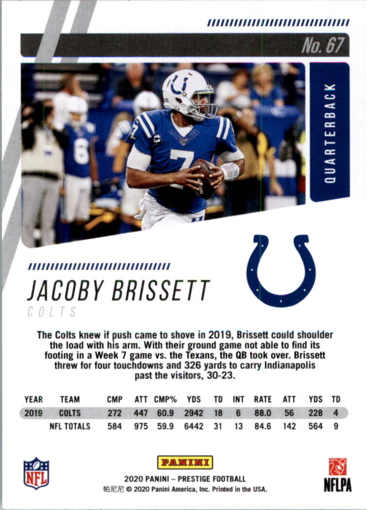 2020 Prestige Football Card Pick (Base) 1-103