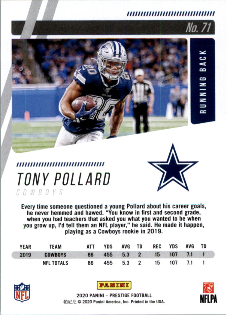 2020 Prestige Football Card Pick (Base) 1-103