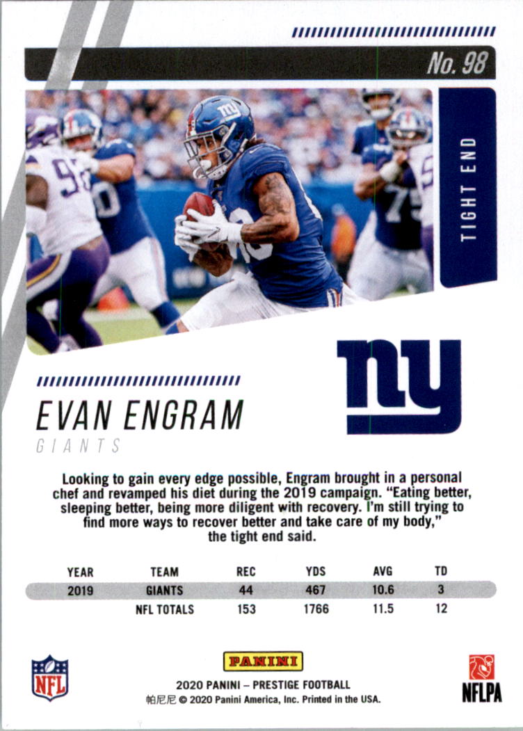 2020 Prestige Football Card Pick (Base) 1-103