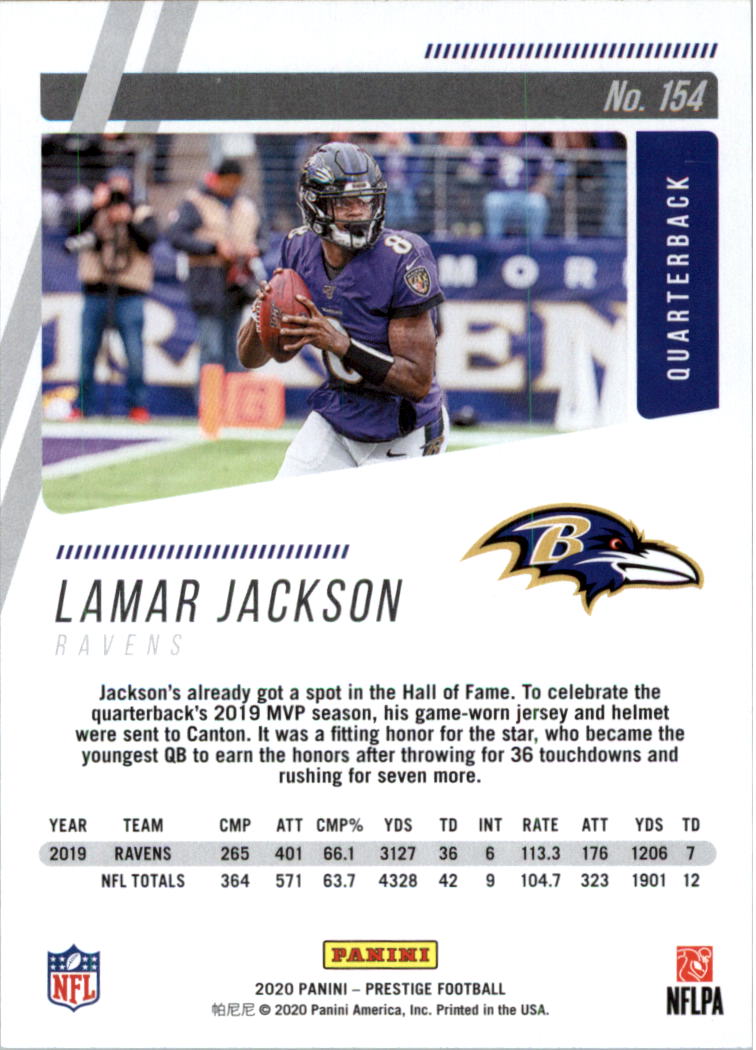 2020 Prestige Football Card Pick 101-330 - Bild 109 von 419