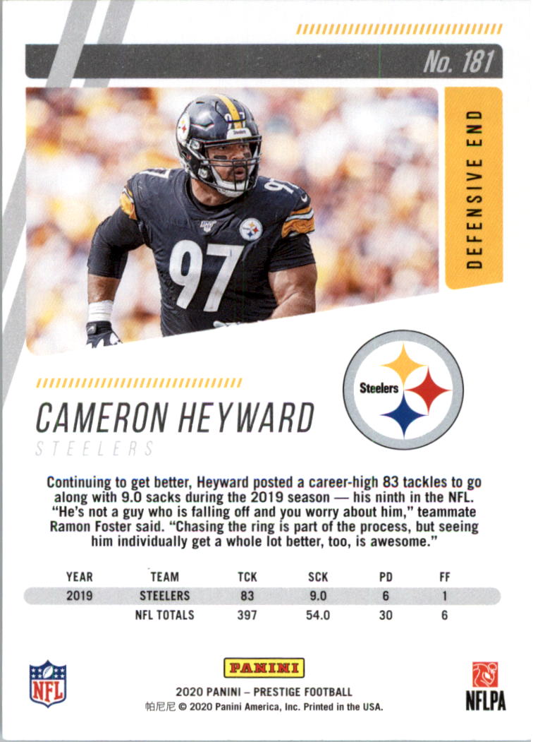 2020 Prestige Football Card Pick 101-330 - Bild 163 von 419
