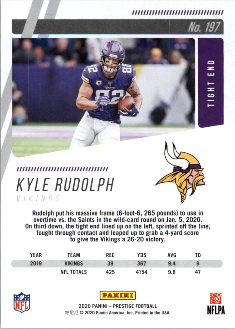 2020 Prestige Football Card Pick 101-330 - Bild 195 von 419