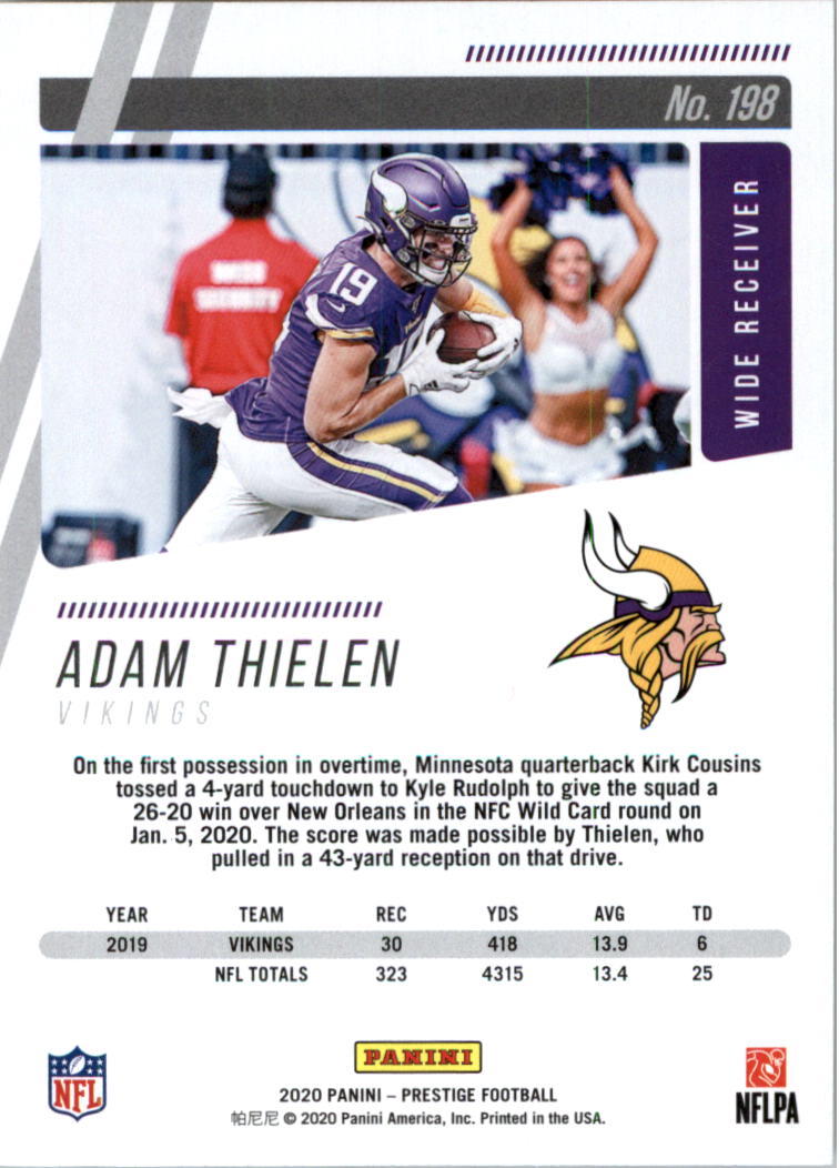 2020 Prestige Football Card Pick 101-330 - Bild 197 von 419