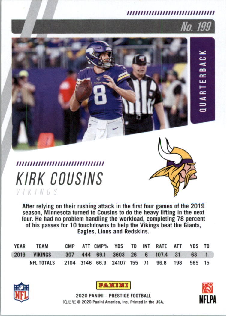 2020 Prestige Football Card Pick 101-330 - Bild 199 von 419