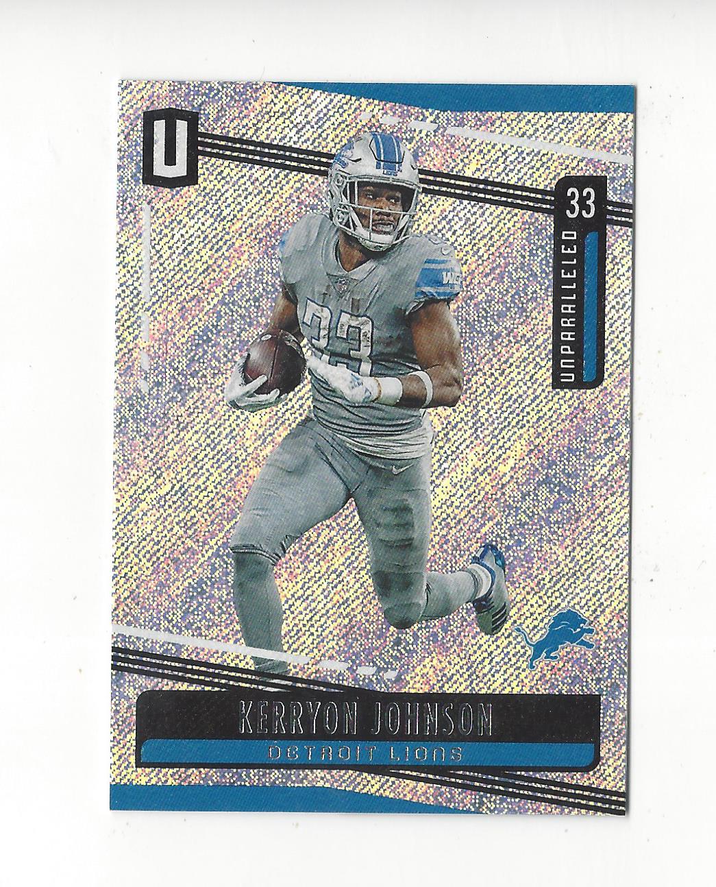 2019 Panini Unparalleled #177 Kerryon Johnson