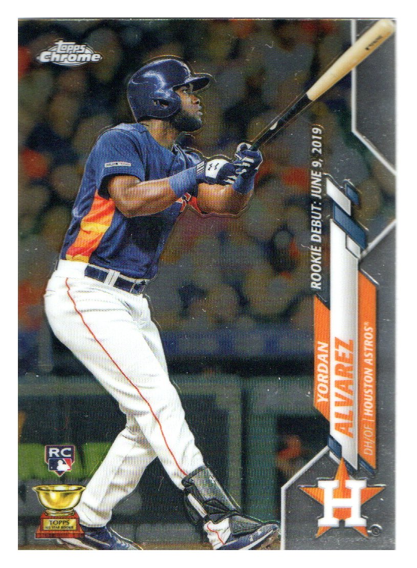 Yordan Alvarez Rookie card 2020 Topps Chrome Update #U53