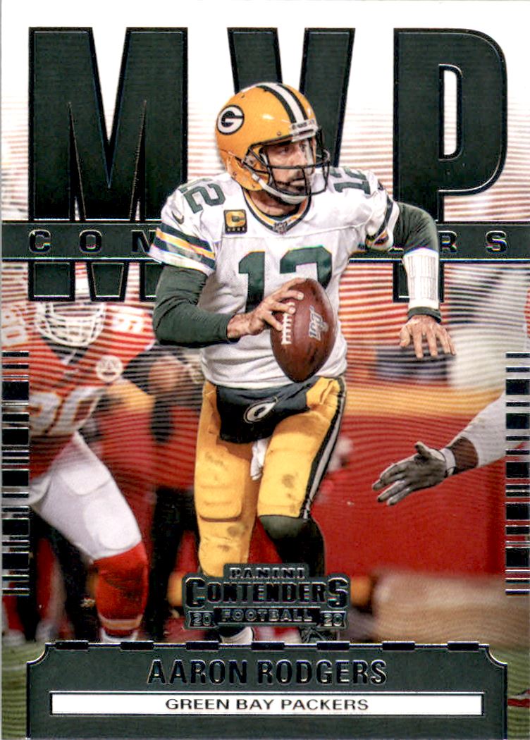 2020 Panini Contenders MVP Contenders #6 Aaron Rodgers - NM-MT