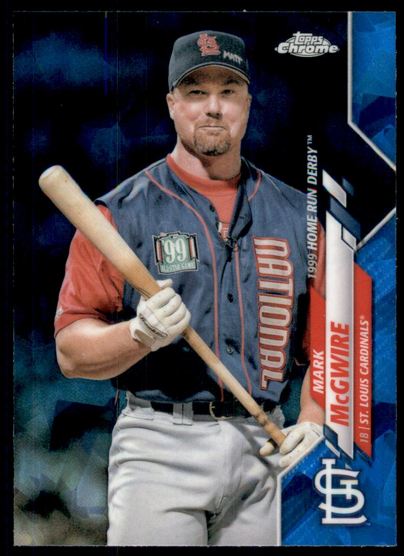 2020 Topps Chrome Update Sapphire #U110 Mark McGwire HRD