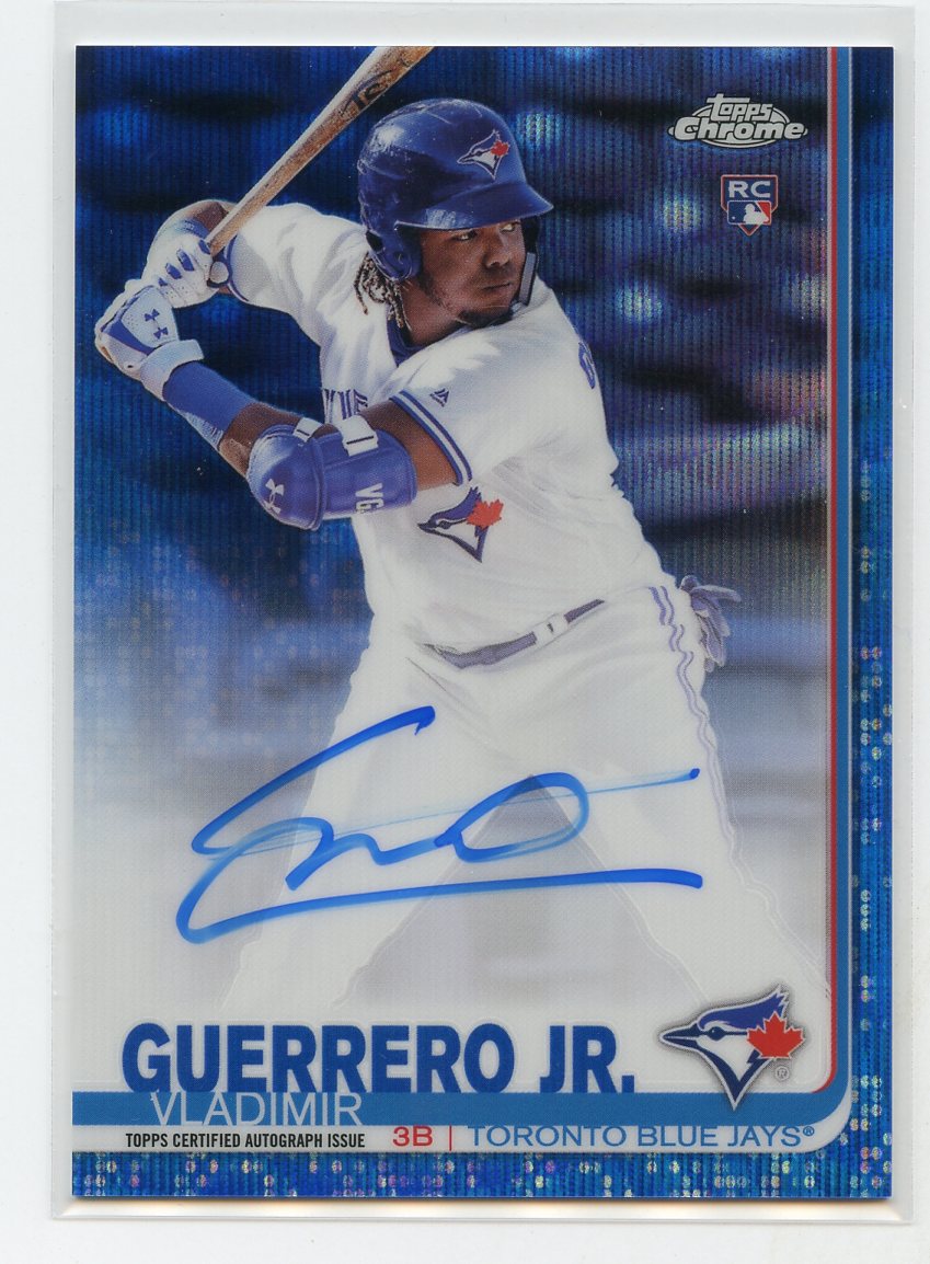 2019 Topps Chrome Rookie Blue Wave Refractor Vladimir