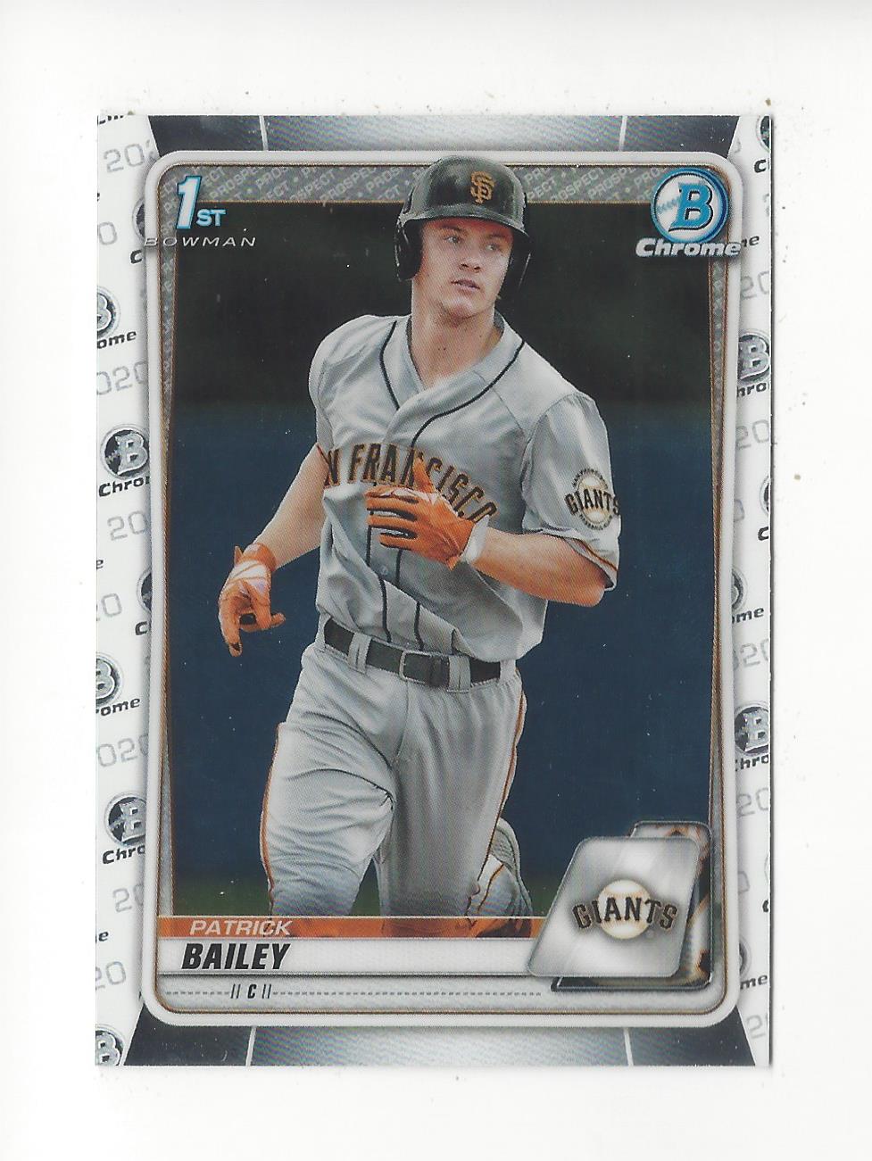 2020 Bowman Chrome Draft #BD146 Patrick Bailey