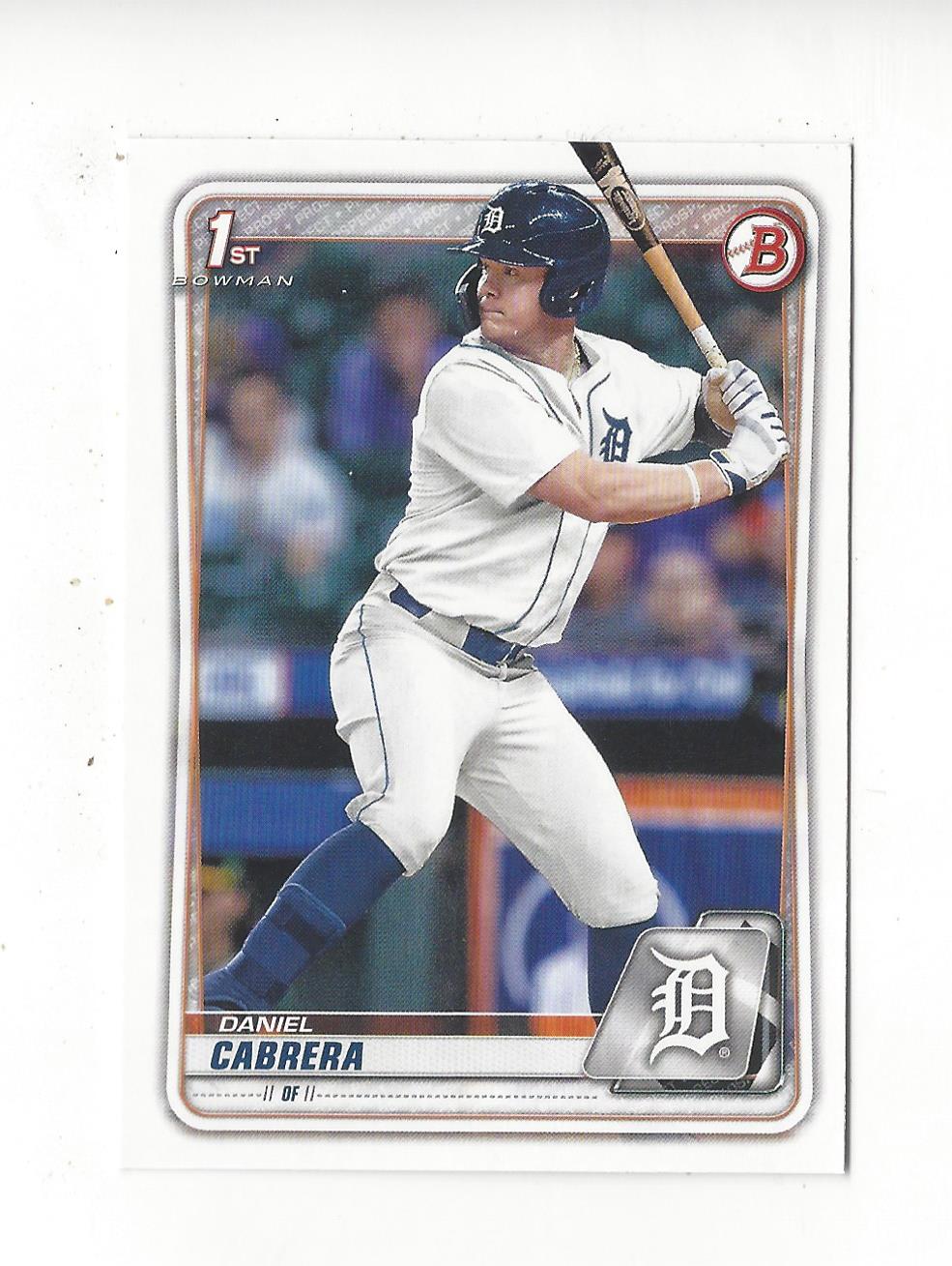 2020 Bowman Draft #BD62 Daniel Cabrera