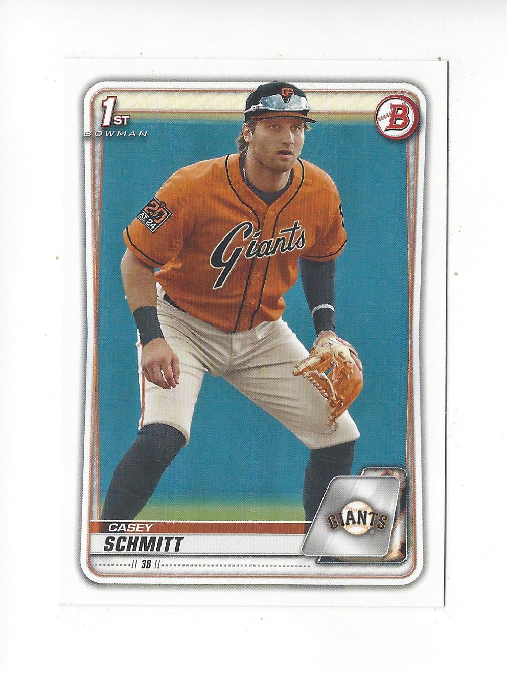 2020 Bowman Draft #BD129 Casey Schmitt