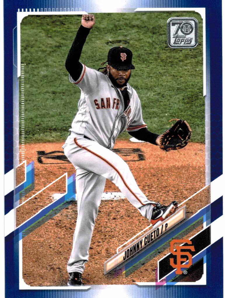 2021 Topps Baseball Card #191 Wilmer Flores San Francisco Giants