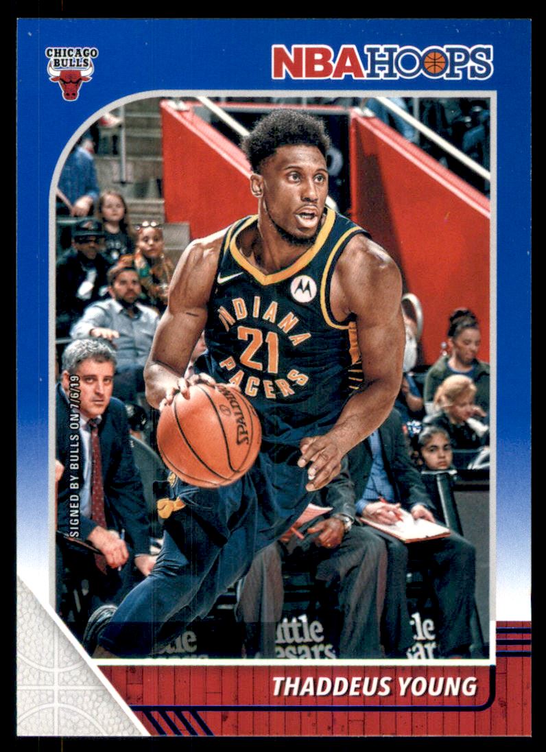 2019-20 Hoops Blue #78 Thaddeus Young
