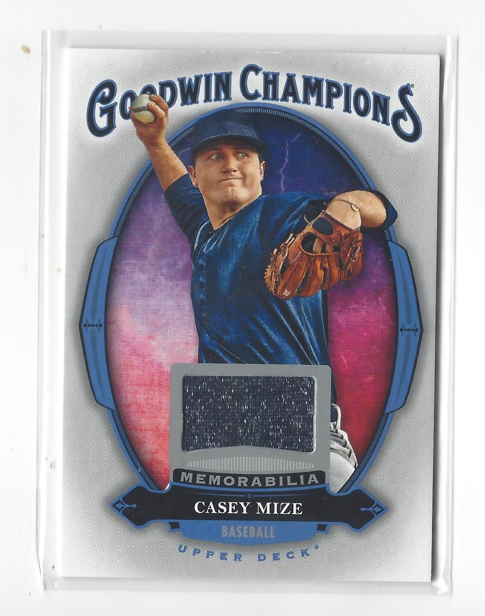 2020 Upper Deck Goodwin Champions Memorabilia #MCM Casey Mize E