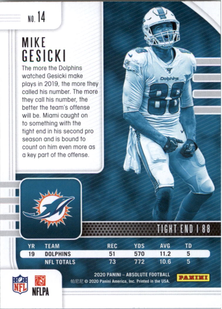 2020 Absolute Retail Football Card Pick (Inserts)