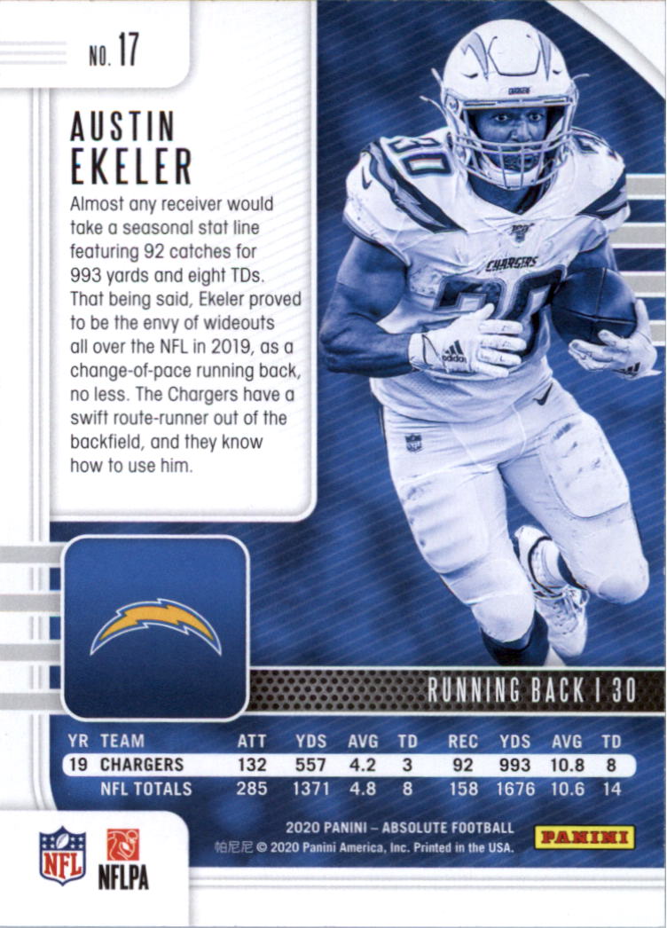 2020 Absolute Retail Football Card Pick (Inserts)