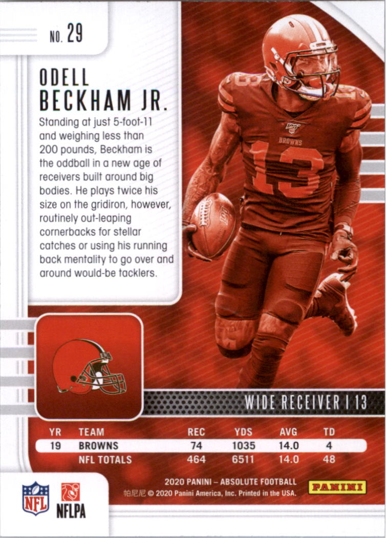 2020 Absolute Retail Football Card Pick (Inserts)