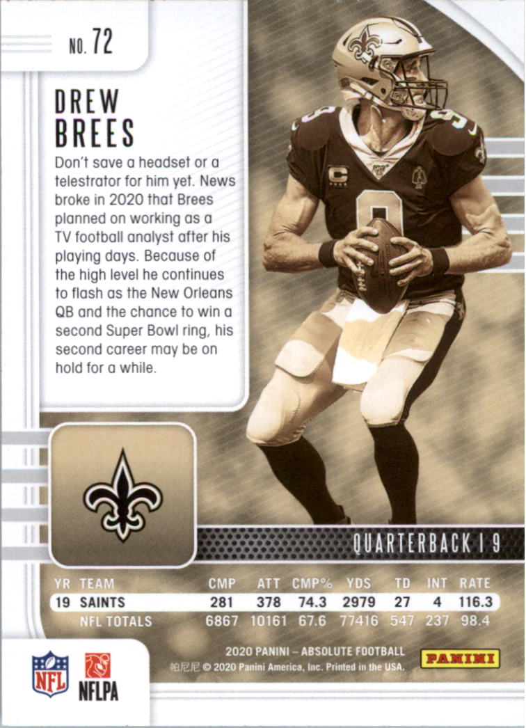 2020 Absolute Retail Football Card Pick (Inserts)