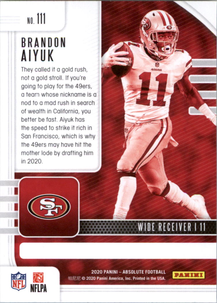 2020 Absolute Retail Football Card Pick (Inserts)