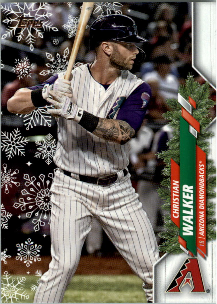 2020 Topps Walmart Holiday Baseball Card Pick (Base)