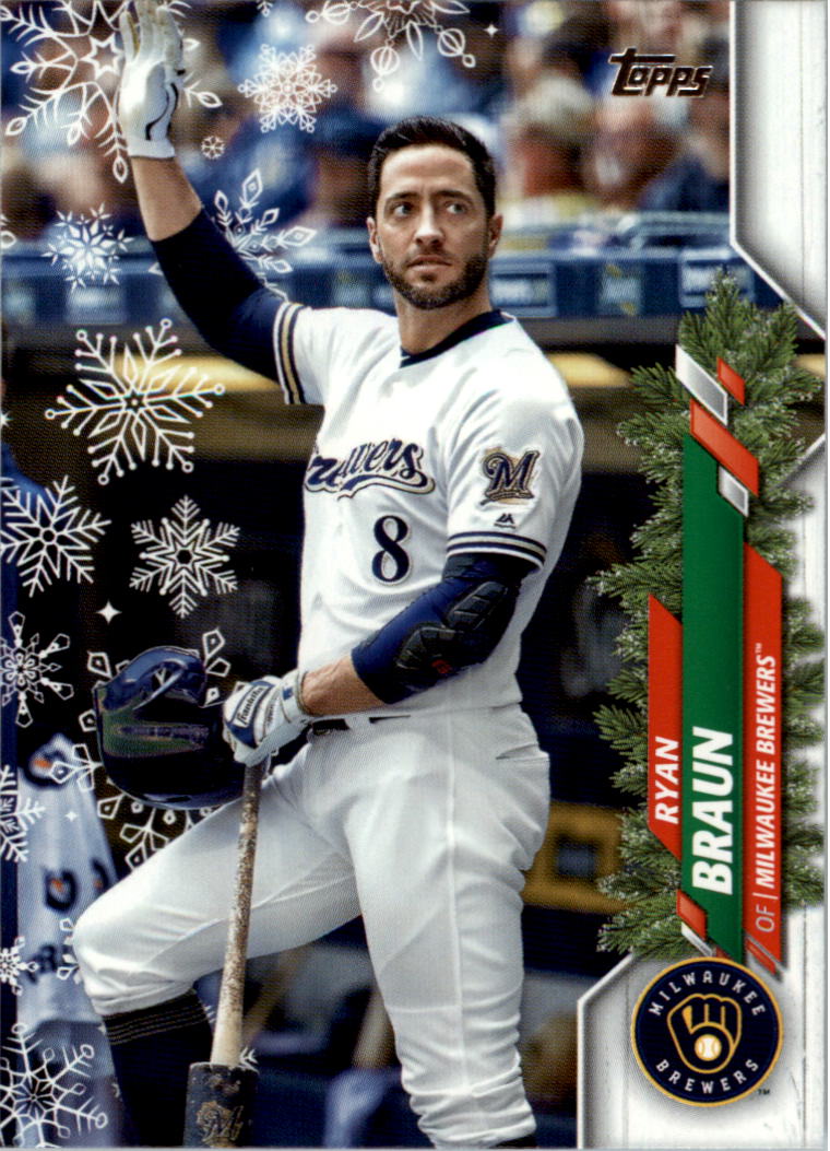 2020 Topps Walmart Holiday Baseball Card Pick (Base)