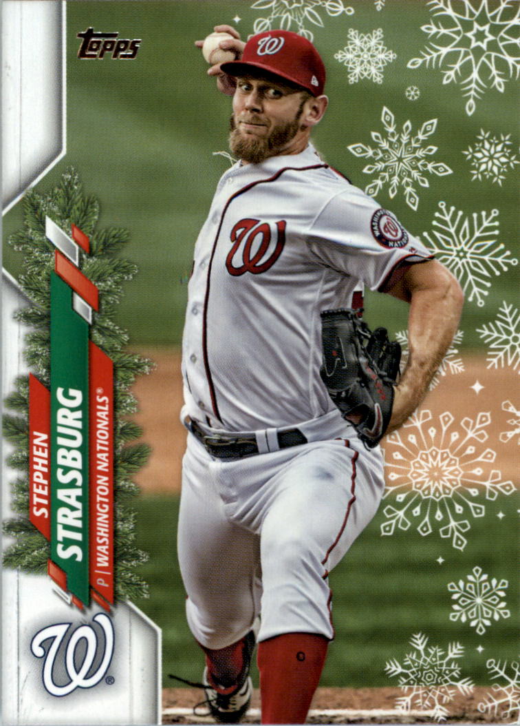 2020 Topps Walmart Holiday Baseball Card Pick (Base)