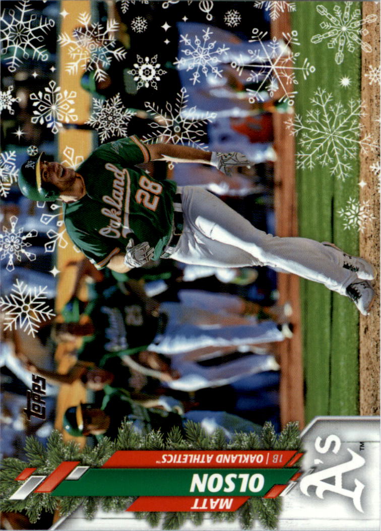 2020 Topps Walmart Holiday Baseball Card Pick (Base)