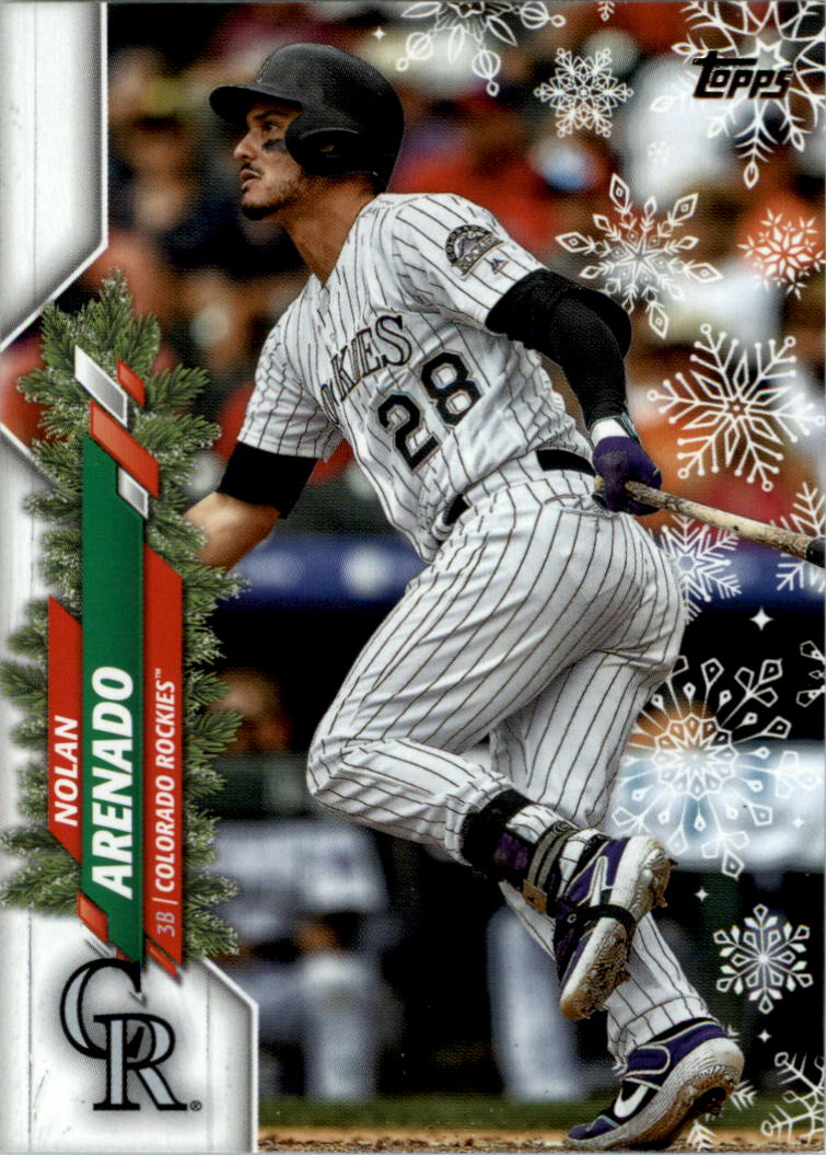 2020 Topps Walmart Holiday Baseball Card Pick (Base)