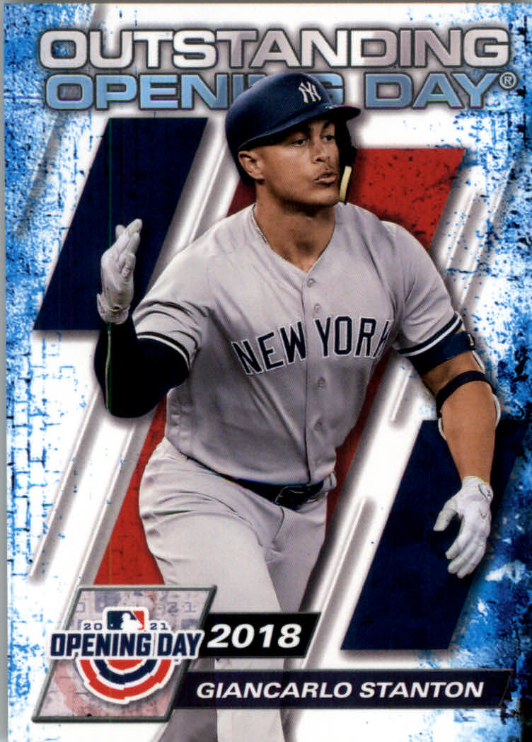 2021 Topps Opening Day Baseball "Outstanding Opening Days" Insert Cards - Picture 10 of 21