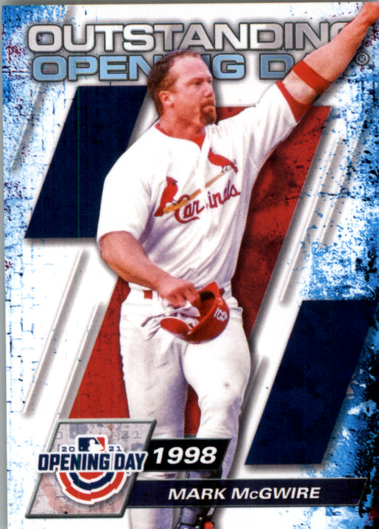 2021 Topps Opening Day Baseball "Outstanding Opening Days" Insert Cards - Picture 16 of 21