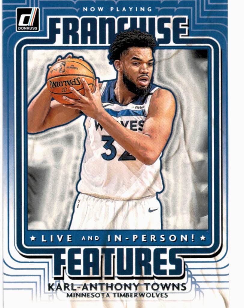 2020-21 Donruss Franchise Features #18 Karl-Anthony Towns