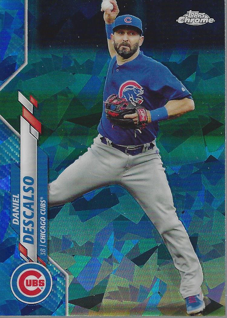 2020 Topps Chrome Update Sapphire #U132 Daniel Descalso - NM-MT