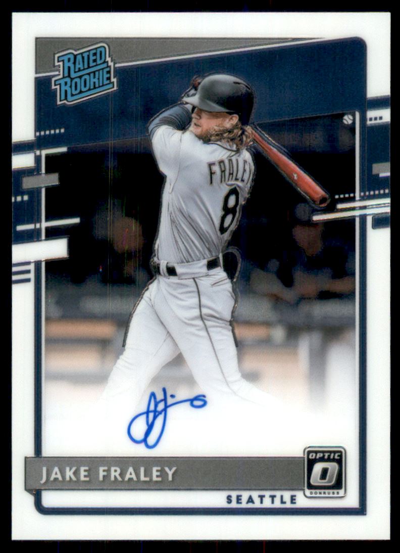 2020 Donruss Optic Rated Rookies Signatures #25 Jake Fraley