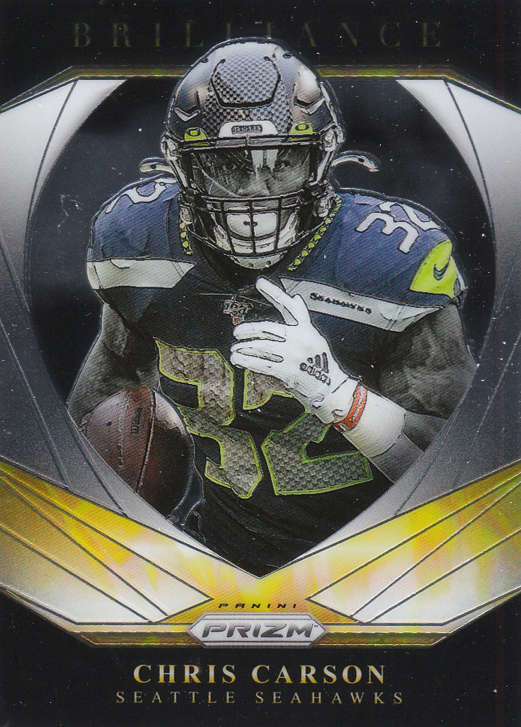 Tarjetas insertadas de fútbol americano Panini Prizm 2020 "Brilliance" - Imagen 12 de 19