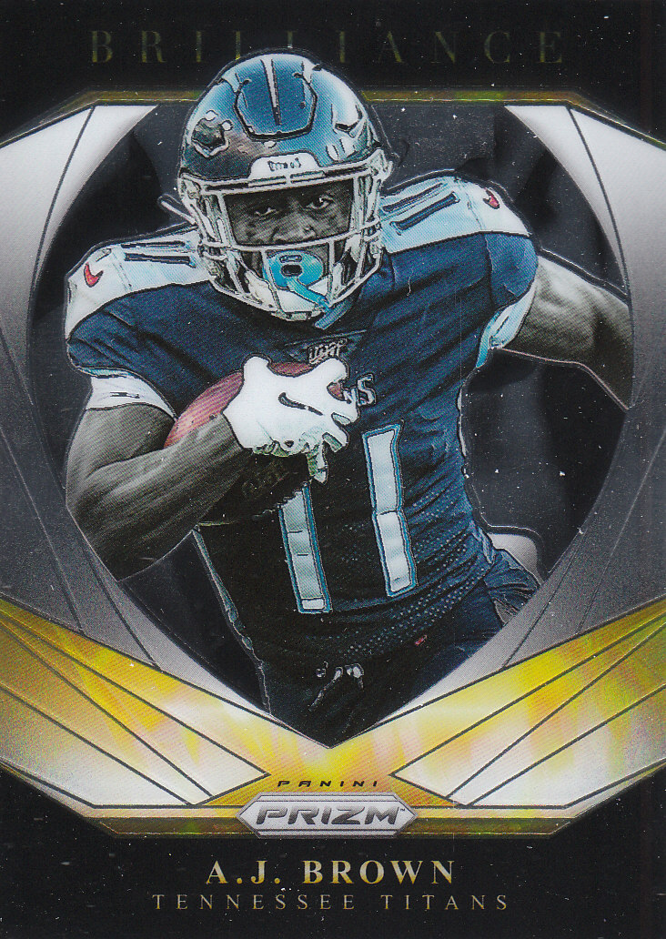 Tarjetas insertadas de fútbol americano Panini Prizm 2020 "Brilliance" - Imagen 18 de 19