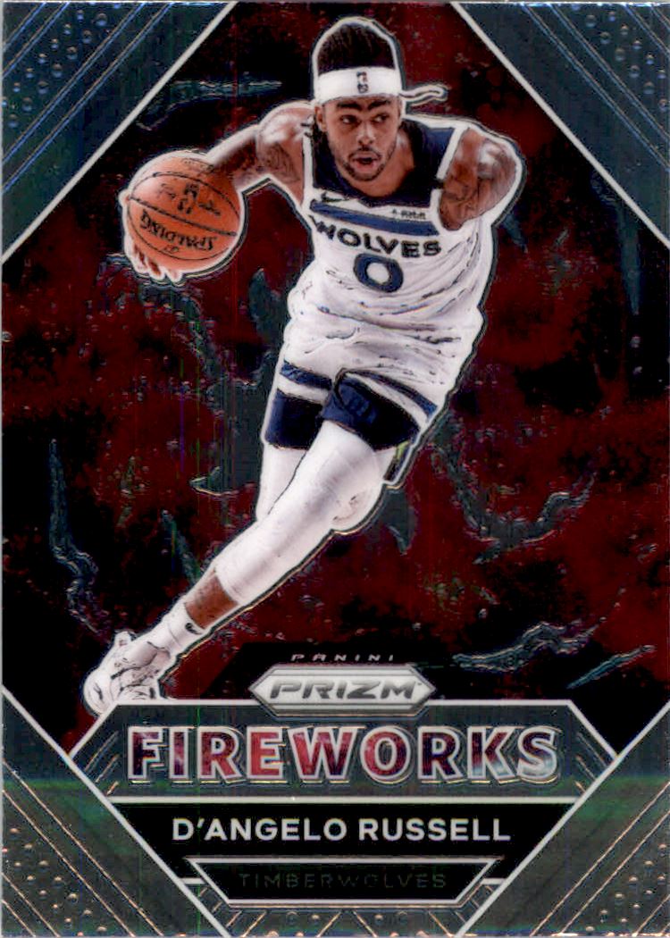 2020-21 Panini Prizm Fireworks #9 D'Angelo Russell