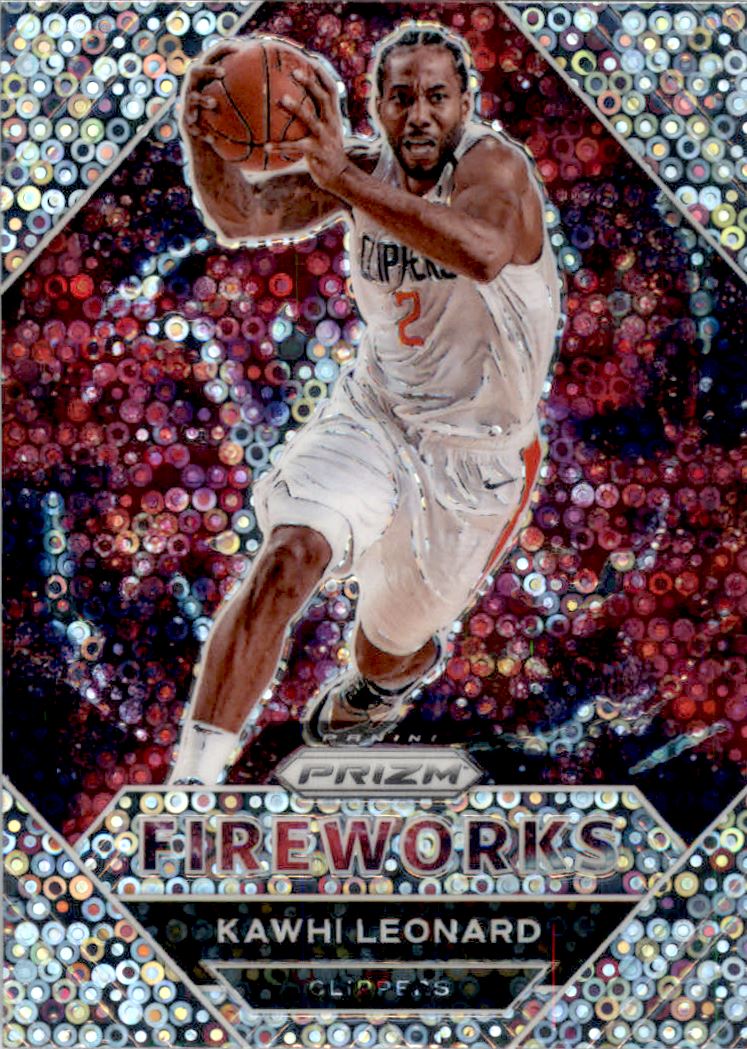 2020-21 Panini Prizm Fireworks Fast Break #26 Kawhi Leonard